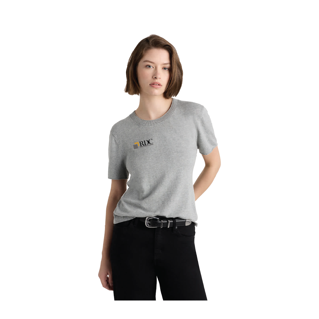 Quince Lightweight Cotton Cashmere Relaxed Sweater Tee